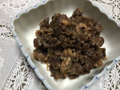 牛肉のしぐれ煮
