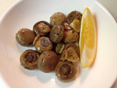 マッシュルームのにんにくソテー