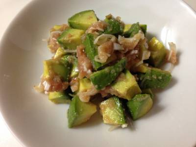 アボカド明太あえ