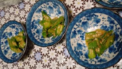 オクラのナムル