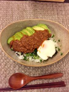 無点火アボカ丼