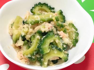 ゴーヤーとツナのおろしあえ