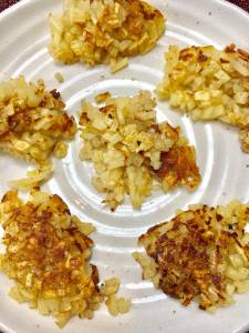 しらすのハッシュドポテト風