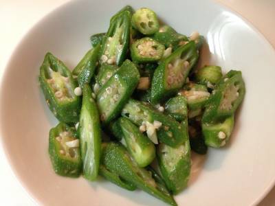 オクラのナムル