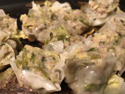 塩キャベツたっぷりのシューマイ