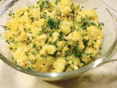 クレソンのポテトサラダ