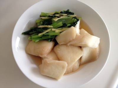 はんぺんと小松菜の煮物