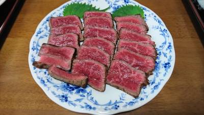 牛肉のヘルシーたたき風