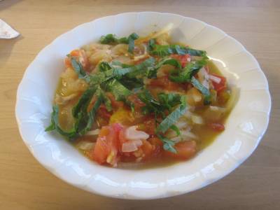 あじのアクアパッツァ