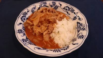 豚こまのハヤシライス