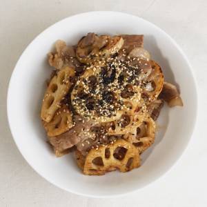 豚肉とれんこんの炒め煮