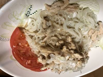 バンバンジーそうめん