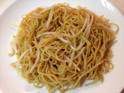 もやしとねぎの焼きそば