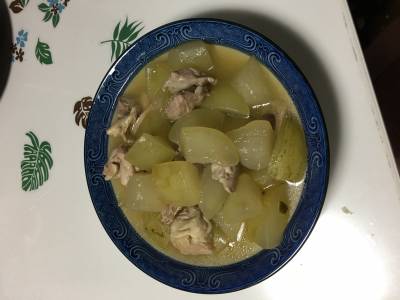 とうがんと鶏肉のくず煮