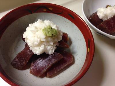 まぐろの山かけ