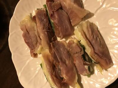 みょうがのサルティンボッカ風