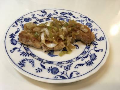 たっぷりねぎのポークジンジャー