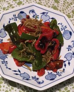 ピーマンのちりめんじゃこ炒め