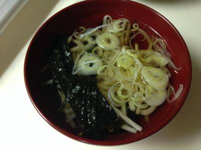 もやしとのりのスープ