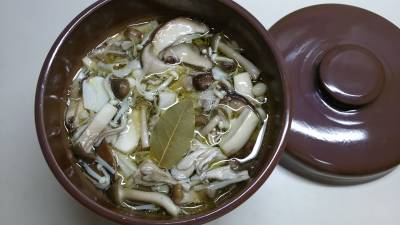 きのこのマリネ