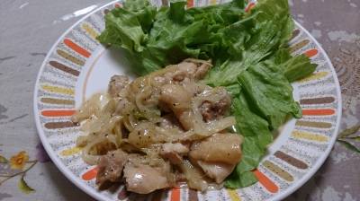 鶏もも肉のレモン塩だれ
