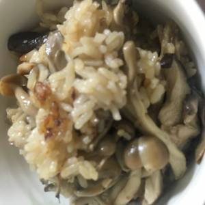 きのこの炊き込みご飯