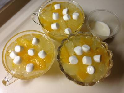 オレンジゼリー