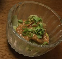 レンジナスのごまみそかけ