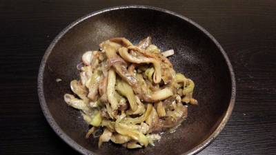 なすのシンプル塩炒め