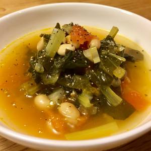 大豆のミネストローネ