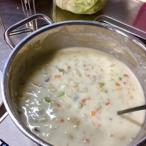 秋野菜のミルクシチュー