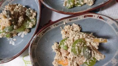 ぶどうの白あえ