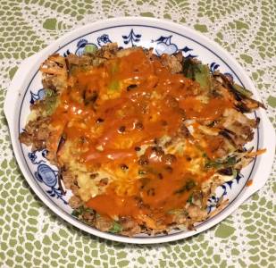 残りやさいのさくさくチヂミ