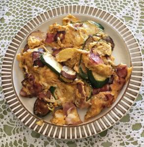 ズッキーニのオムレツ