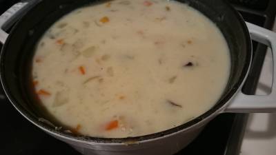 秋野菜のミルクシチュー