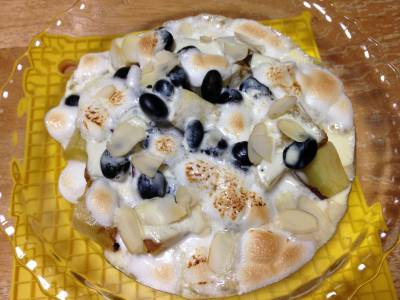 さつまいものマシュマログラタン