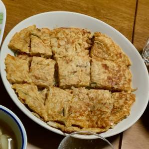 にらチヂミチーズもち明太入り