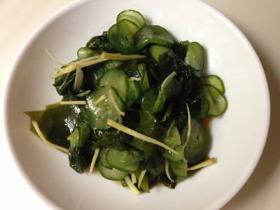 きゅうりの酢の物