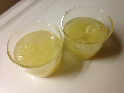 グレープフルーツゼリー