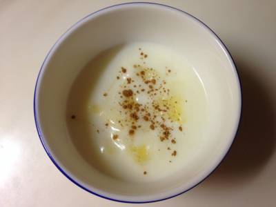 あったか～いりんごミルク