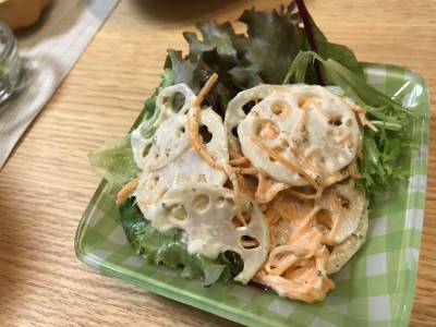 れんこんとにんじんのサラダ