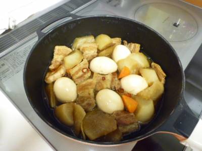 大根と豚バラ肉の南蛮煮