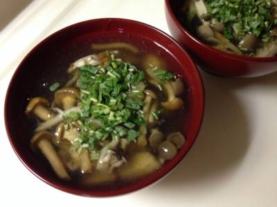 きのこ汁