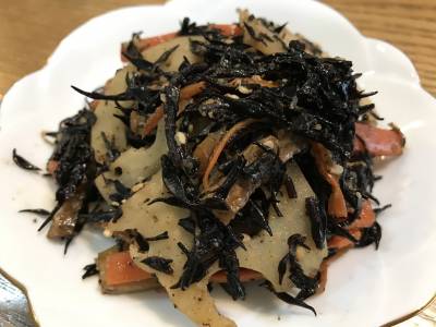 あっさりひじきの煮物