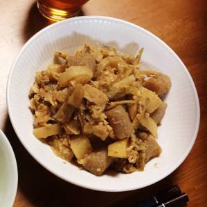 豚肉・大根のねぎみそ煮