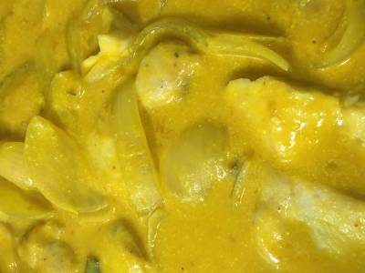 鶏むね肉とかぼちゃのミルク煮