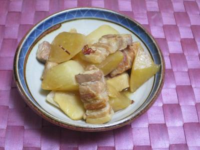 大根と豚バラ肉の南蛮煮