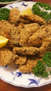 さばのごま焼き