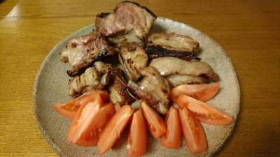 スペアリブのマーマレード焼き