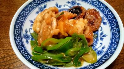 大根と鶏肉のしょうが焼き